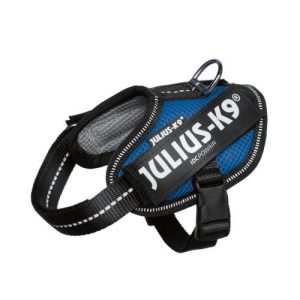 Julius-K9 IDC® Powair hám – kék, felirattal, 2XS