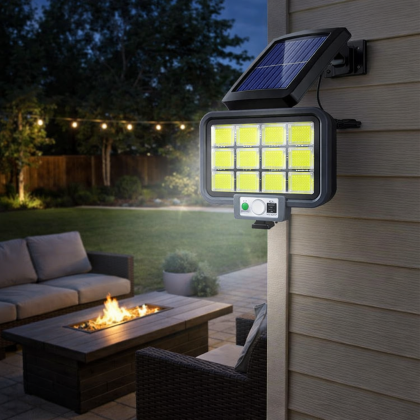 OEM napelemes reflektor 288 LED 50W mozgásérzékelővel